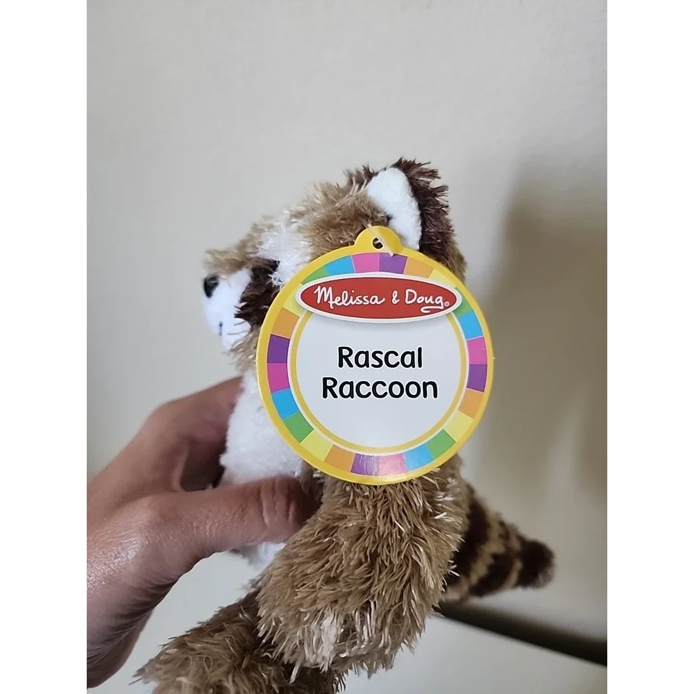 Melissa and‎ Doug Rascal Raccoon Plush Stuffed Animal Discontinued HTF 6" - Picture 2 of 8